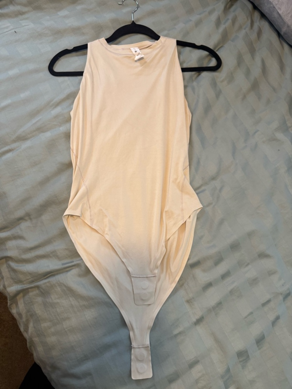 lululemon athletica Cream Sleeveless Bodysuit